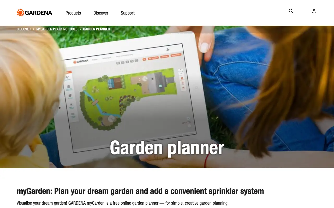 GARDENA myGarden homepage, captured October 7, 2026
