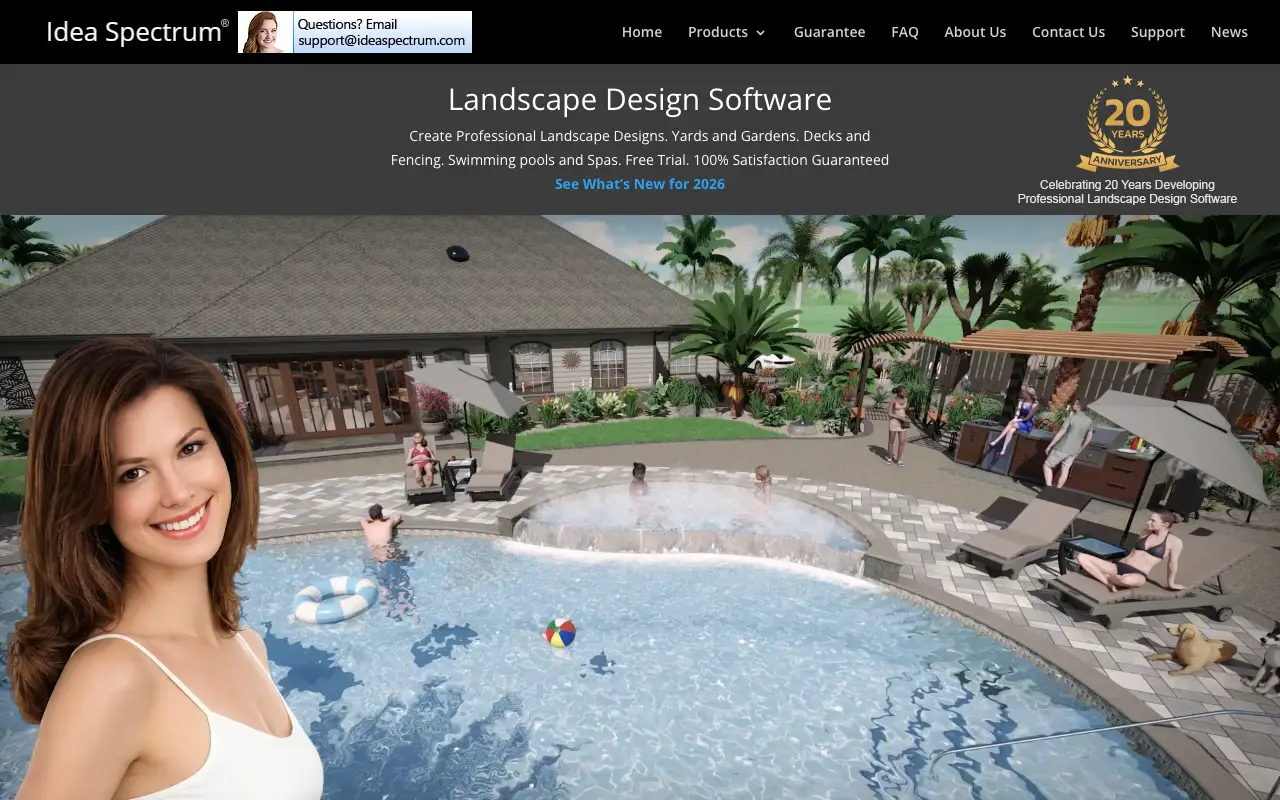 Realtime Landscaping homepage, captured October 7, 2026